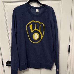 Navy Blue Milwaukee Brewer Sweatshirt